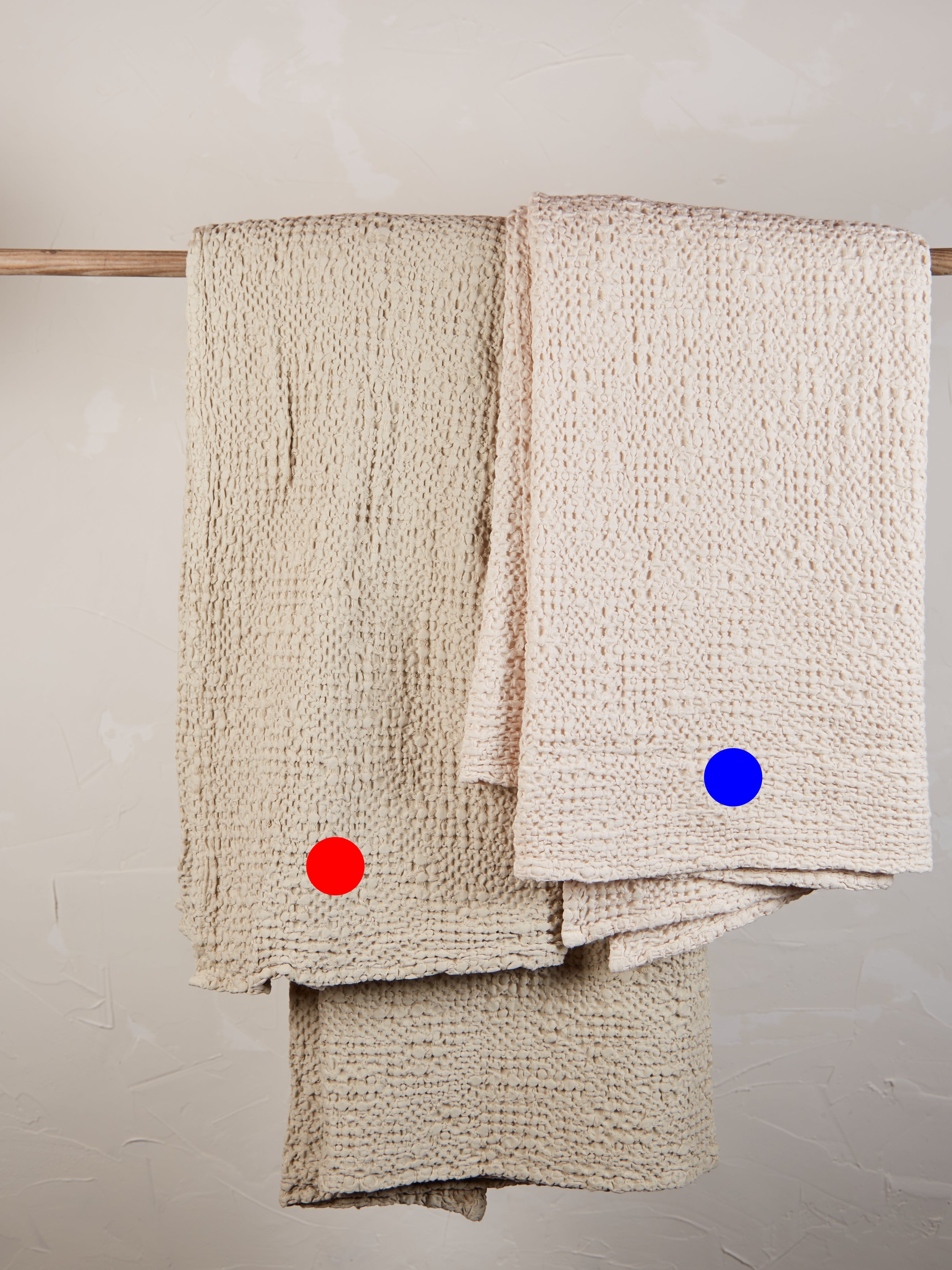 Stonewashed Cotton Tana Bedspread Throw - Linen - 3 Sizes Available