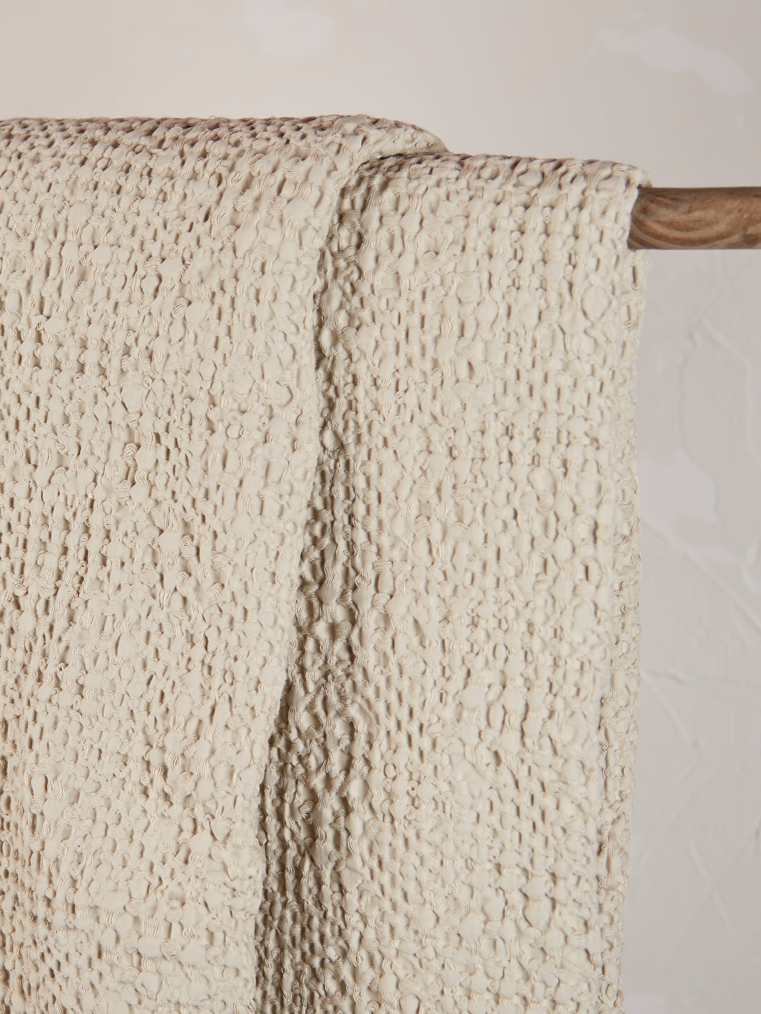 Stonewashed Cotton Tana Bedspread Throw - Linen - 3 Sizes Available