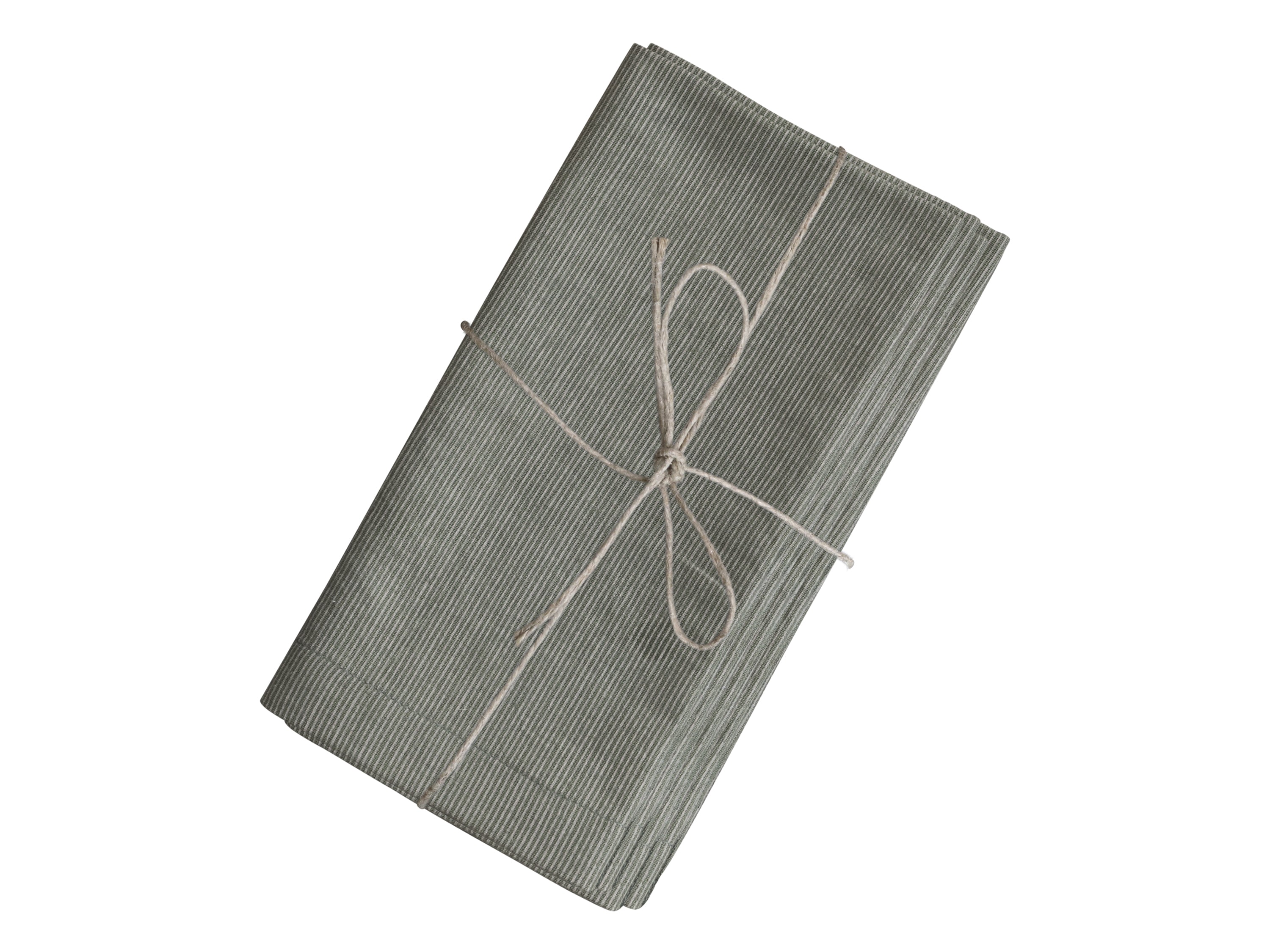Set of 4 Cotton Stripe Cloth Napkins - Colour Options Available