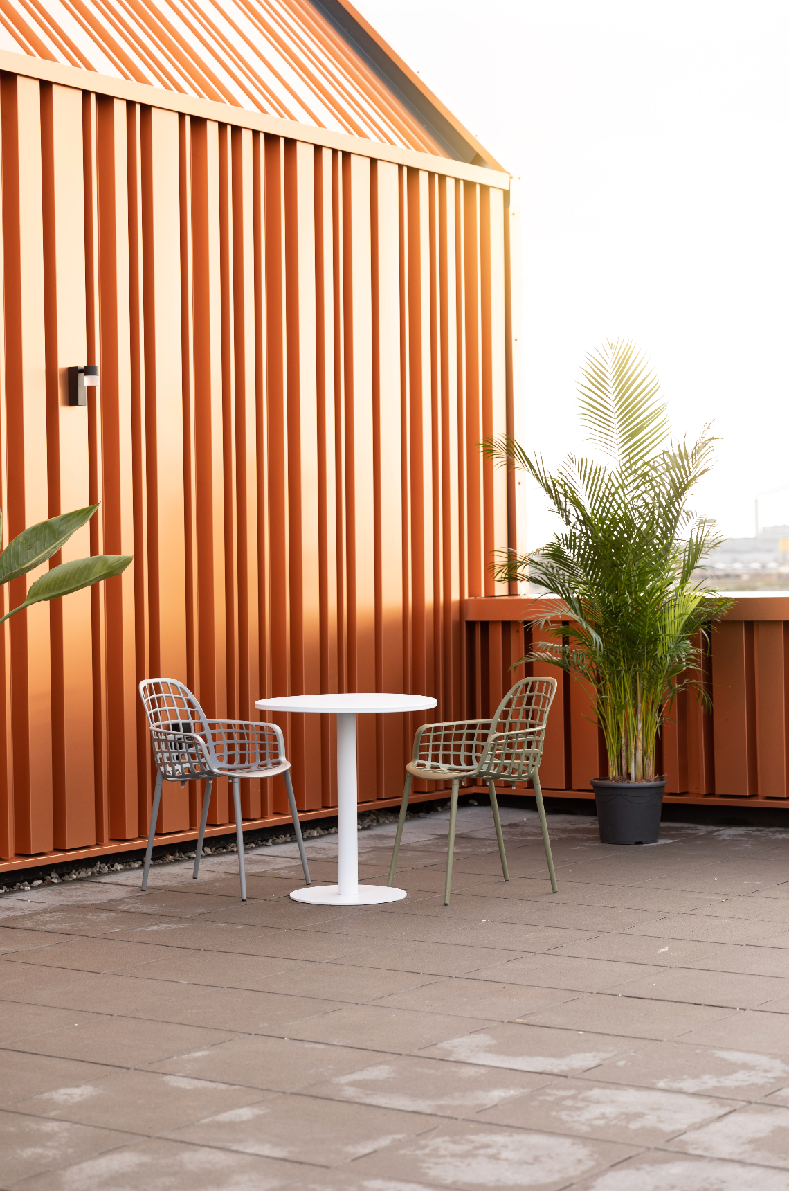Metsu Outdoor Garden Bistro Table - Color Options Available