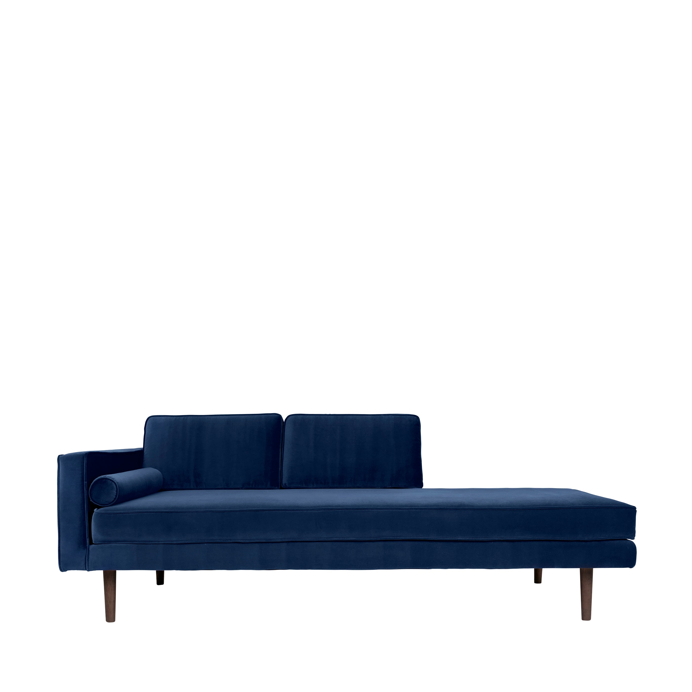 Broste Velvet Wind Chais in Insignia Blue