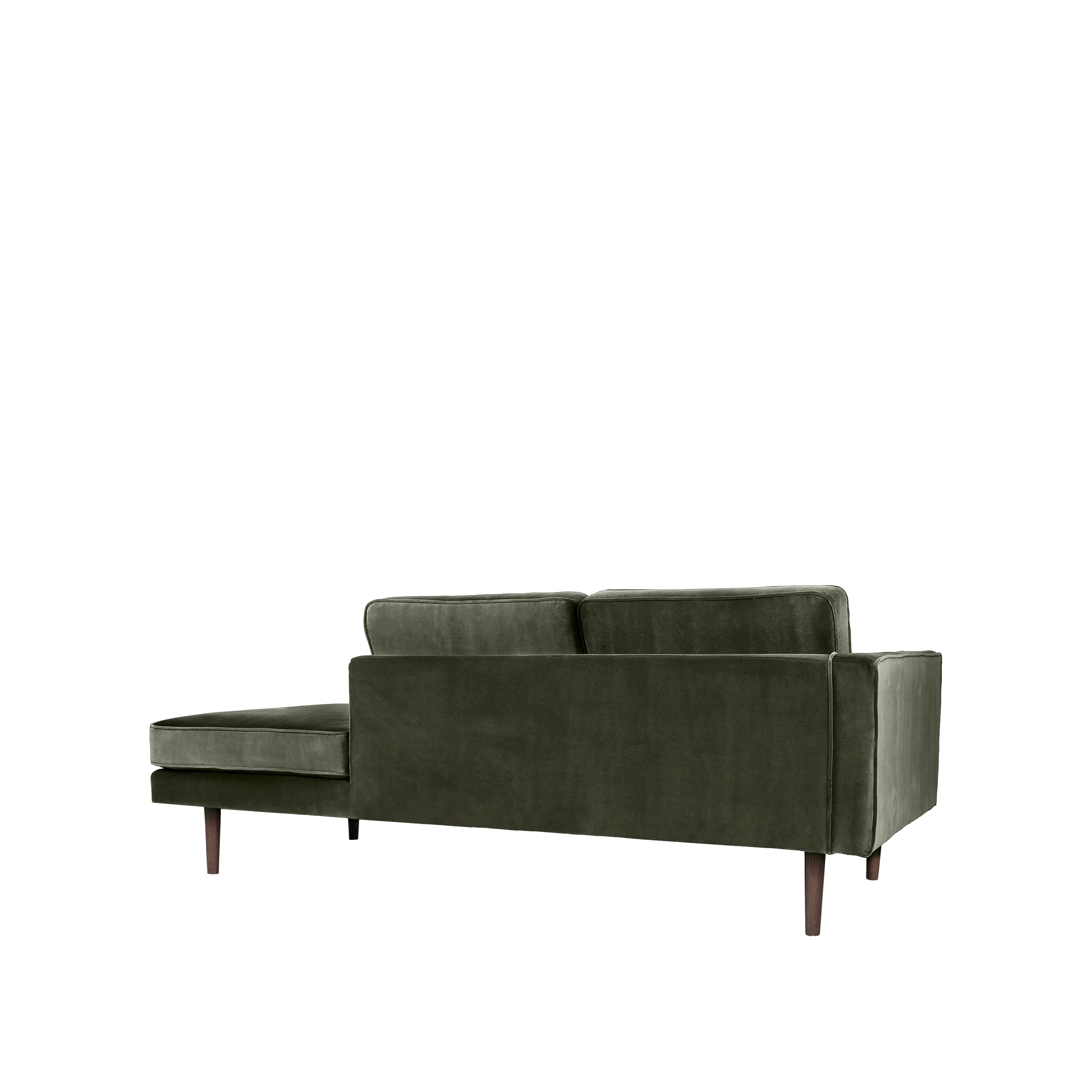 Broste Velvet Wind Chais in Grape Leaf Green