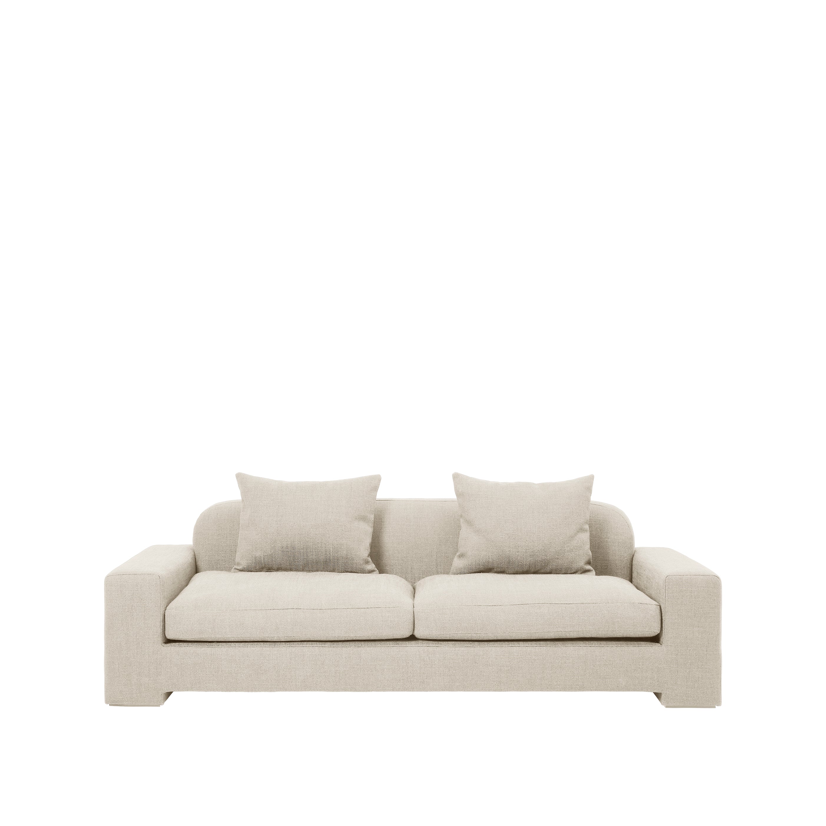 Broste Bay 3 Seater Sofa in Light Beige