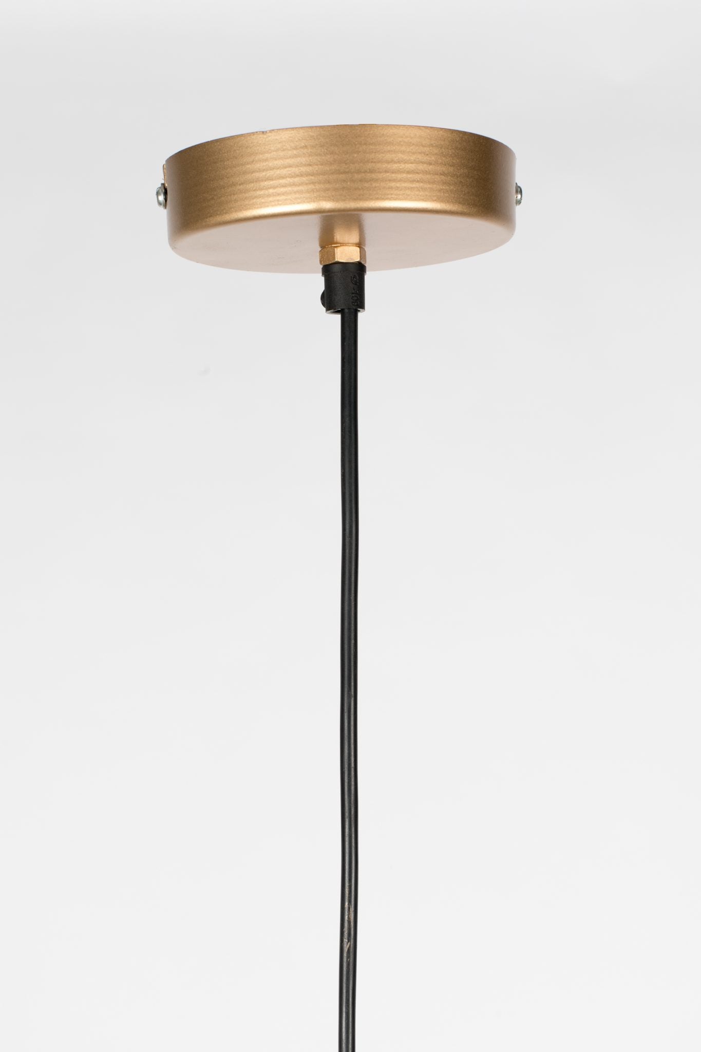 Large Lena Pendant Lamp - Brass/Black