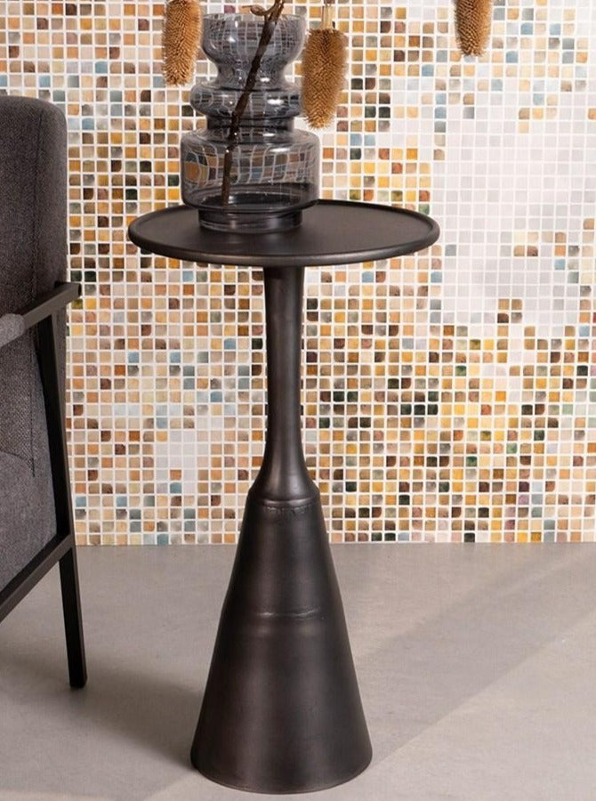 Noah Side Table in Antique Brass