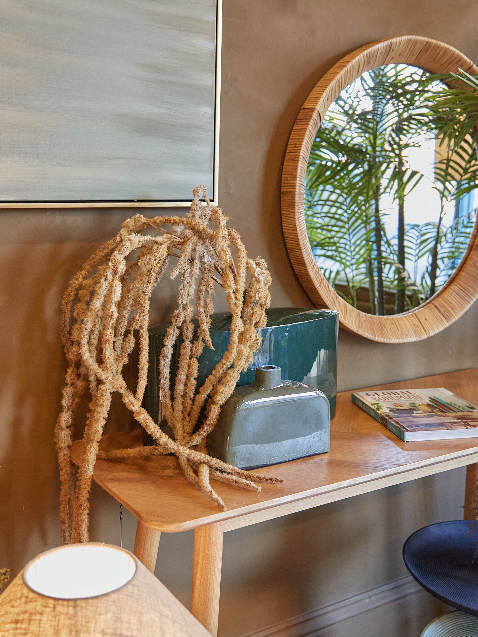 Distort Abstract Framed Canvas