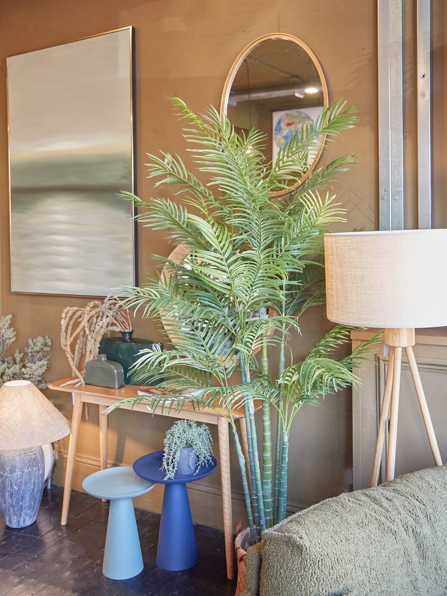 Distort Abstract Framed Canvas