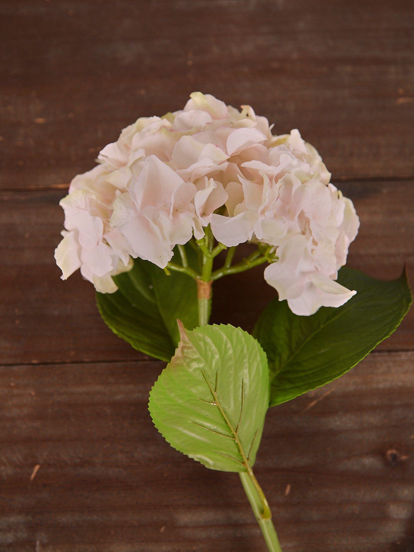 Faux Real Touch Pale Blush Hydrangea