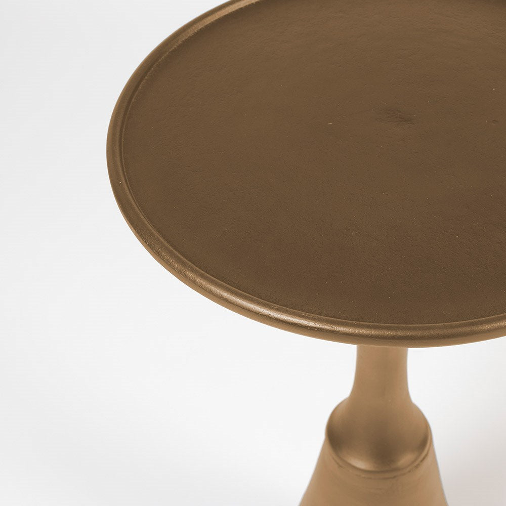 Noah Side Table in Antique Brass