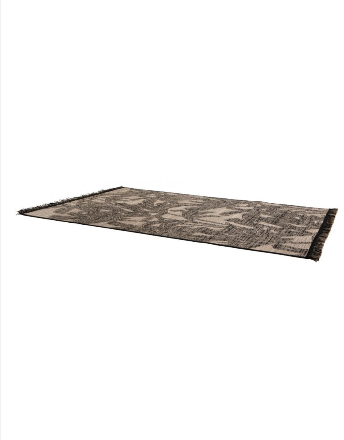 Fiona Natural and Black Palm Rug - 160 x 230