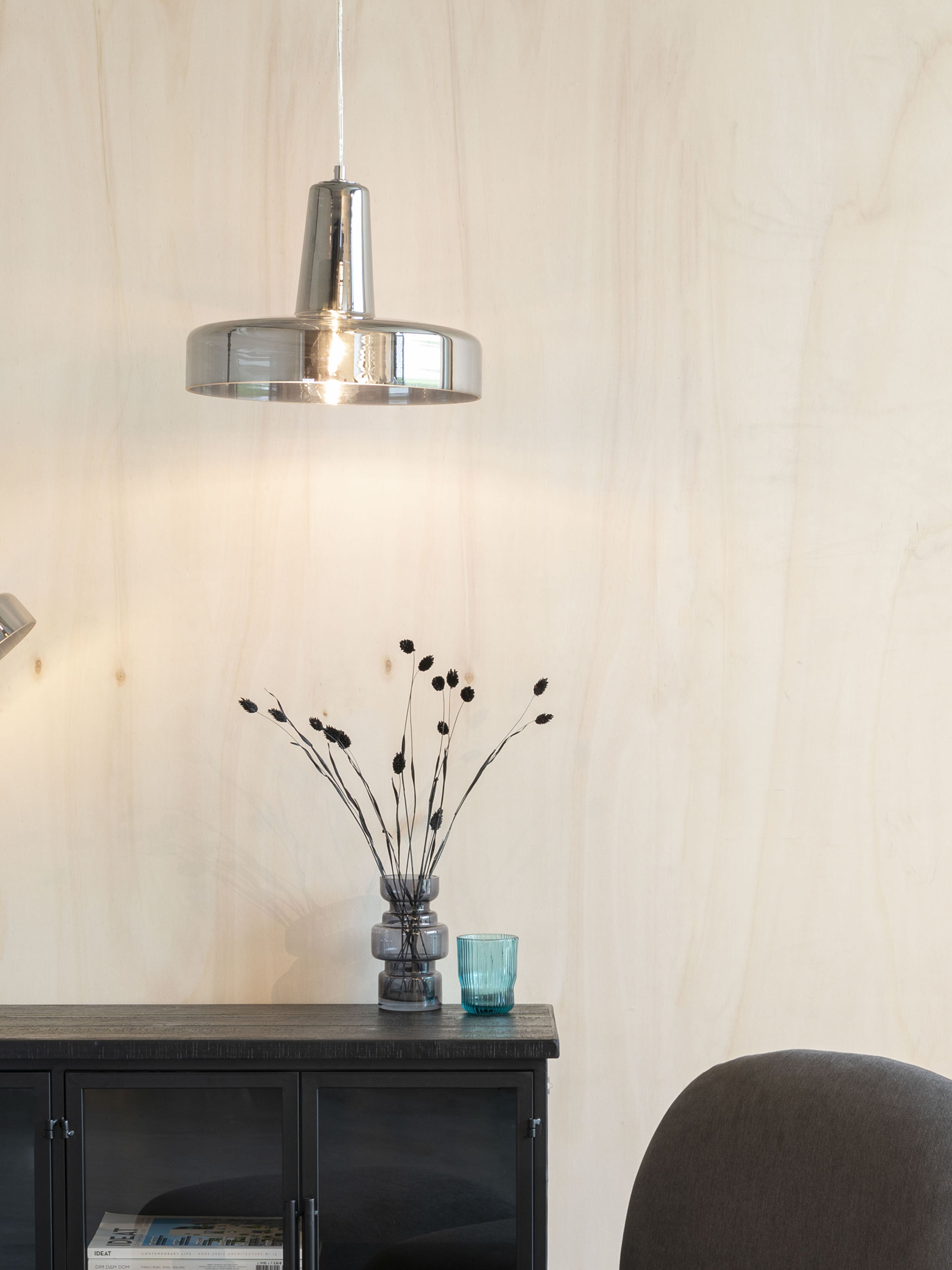 Smoke Anshin Medium Pendant Light -2 Sizes