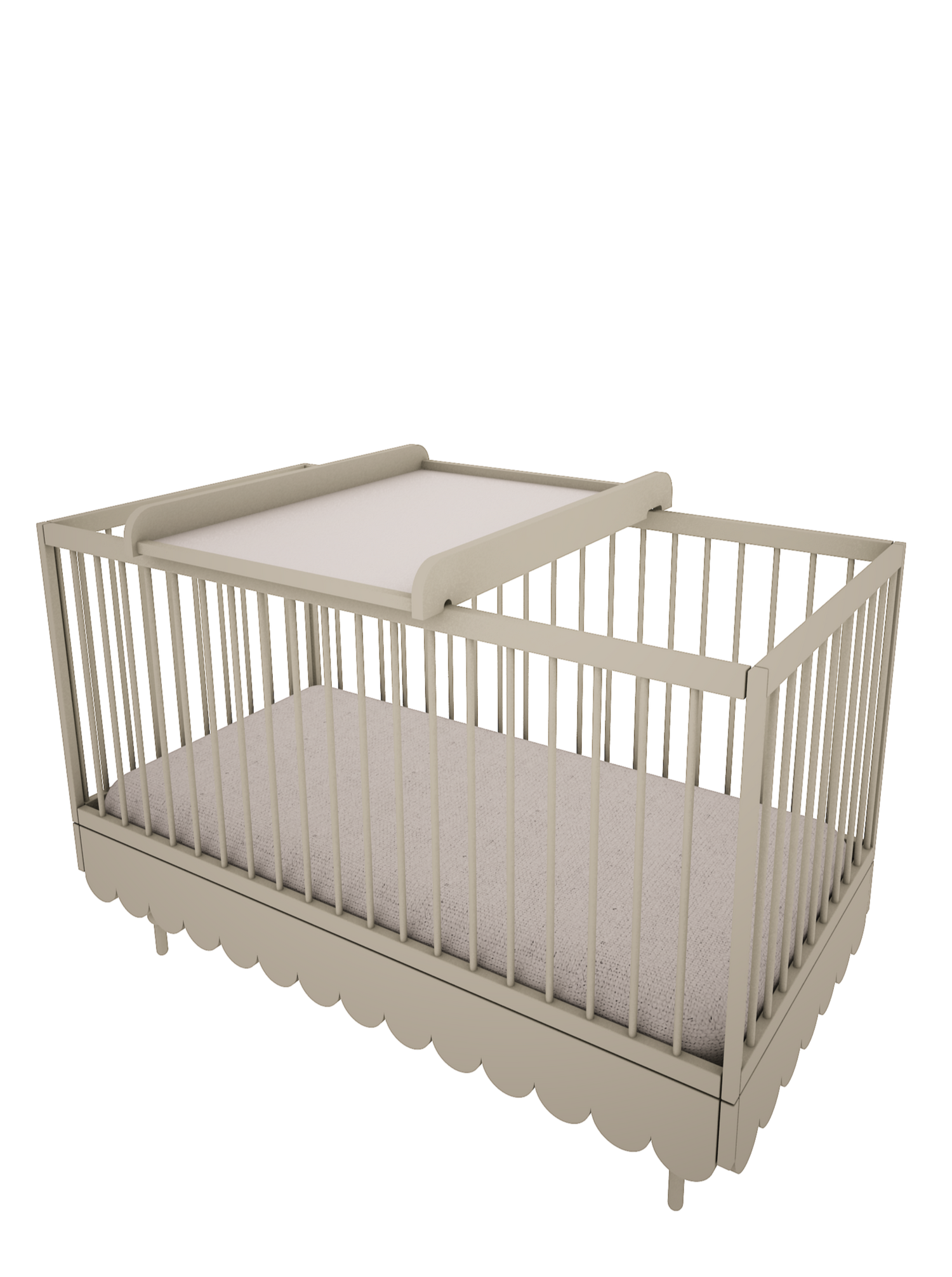 Baby Changing Unit for Babushka Collection in Olive