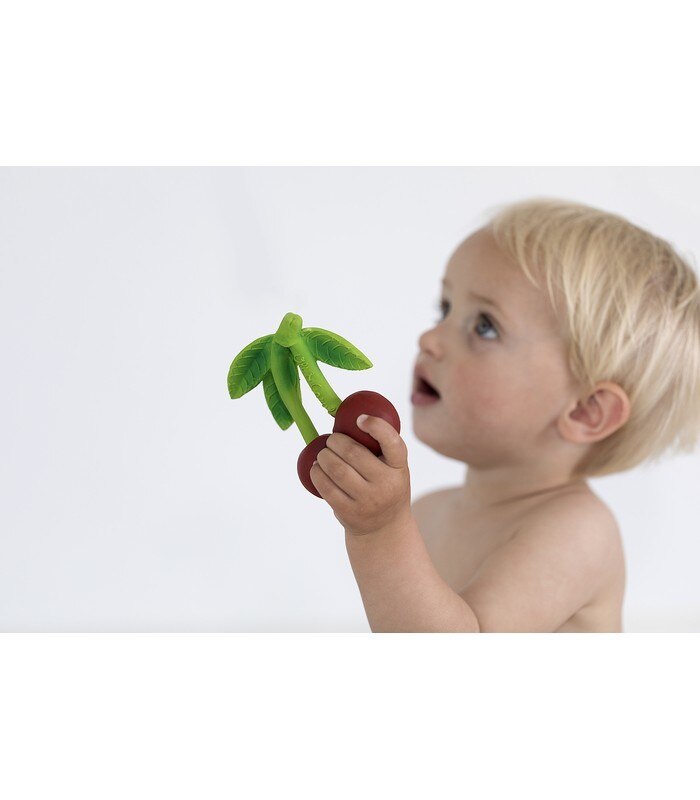Mery the Cherry Natural Rubber Teether & Bath Toy