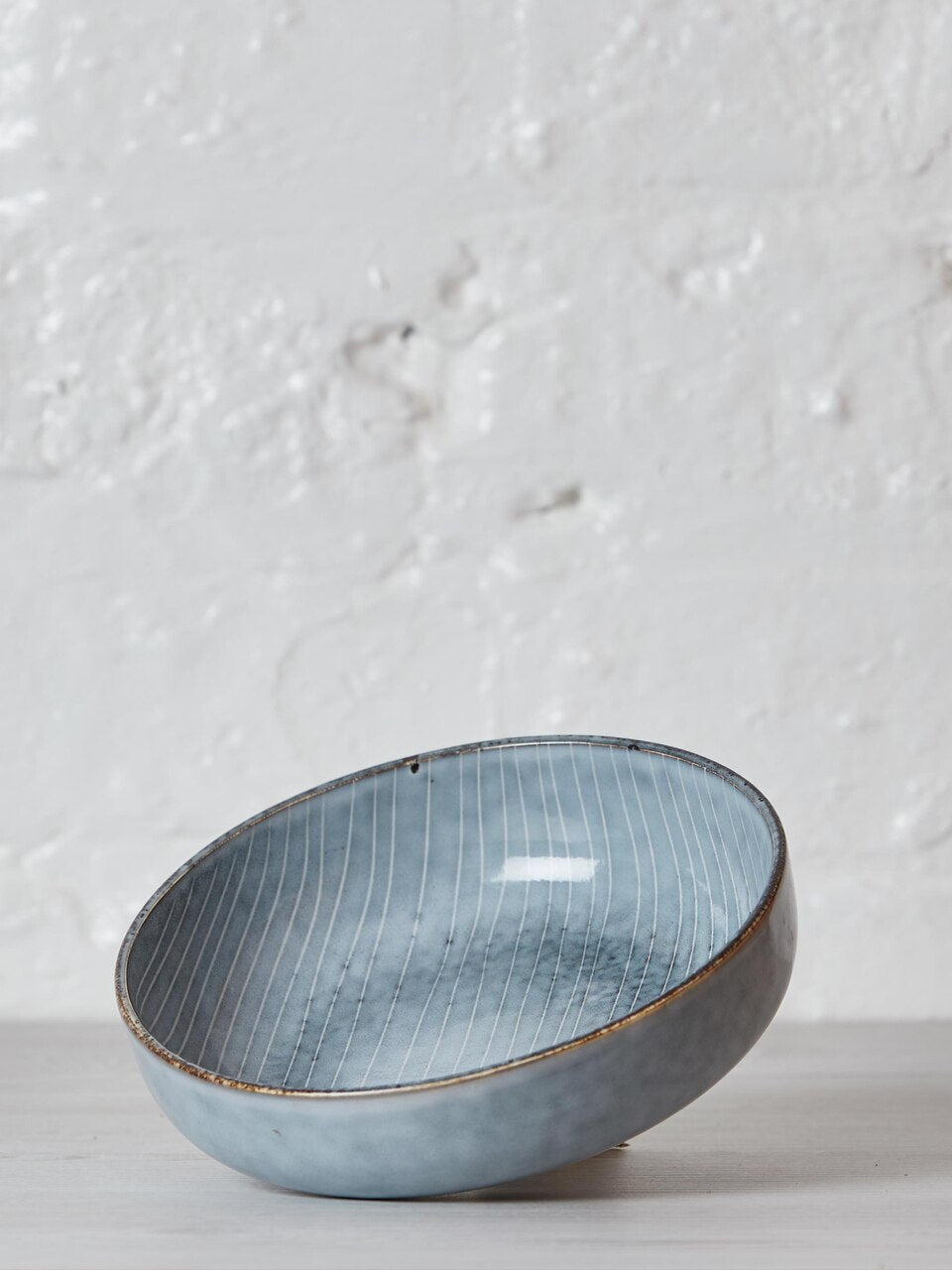 Nordic Sea Small Stoneware Pasta Bowl