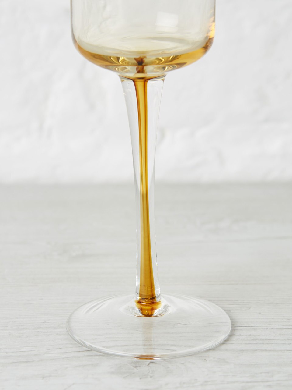 Broste Mouthblown Amber Champagne Flute