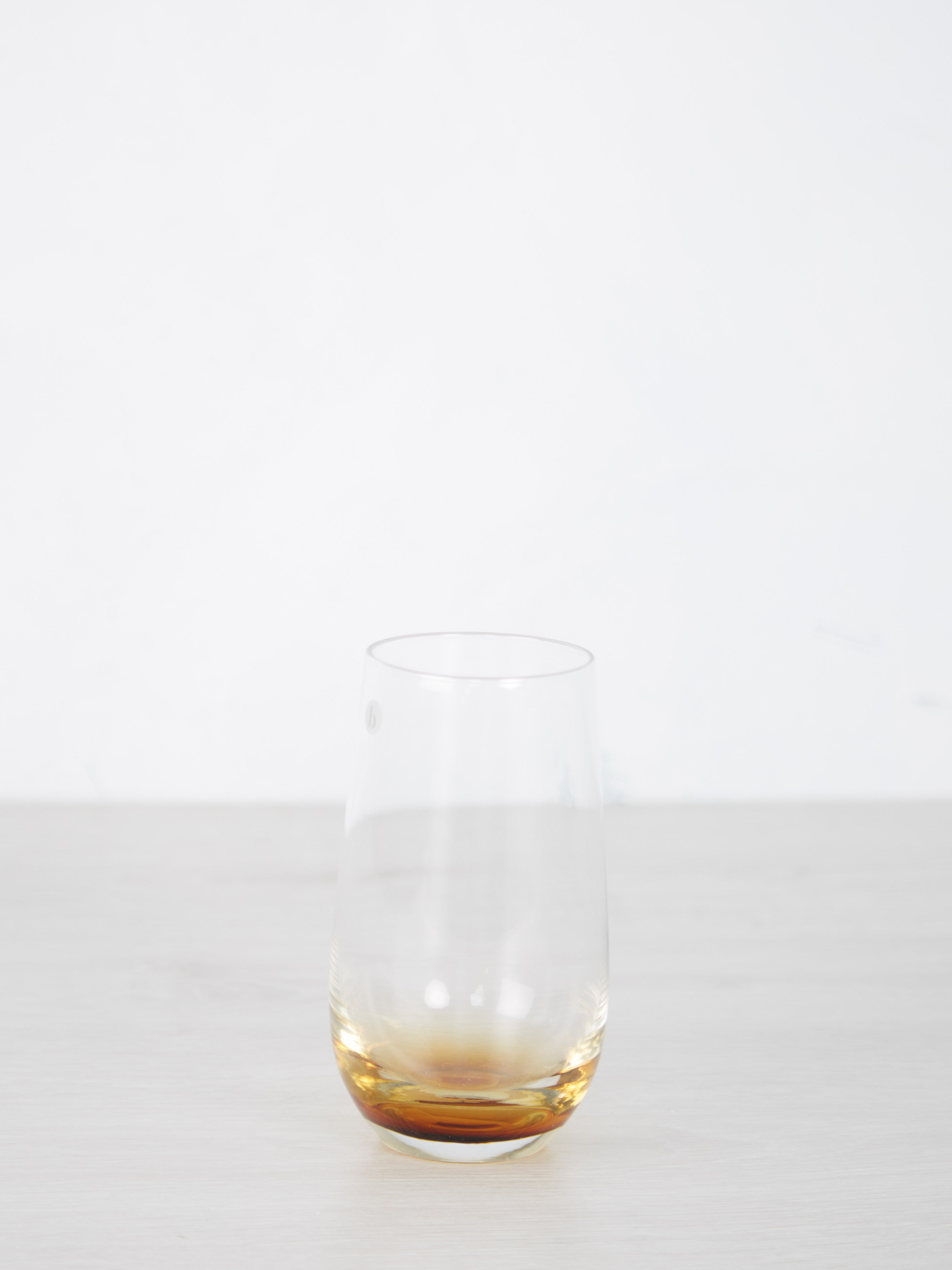 Large Amber Mouthblown Tumbler