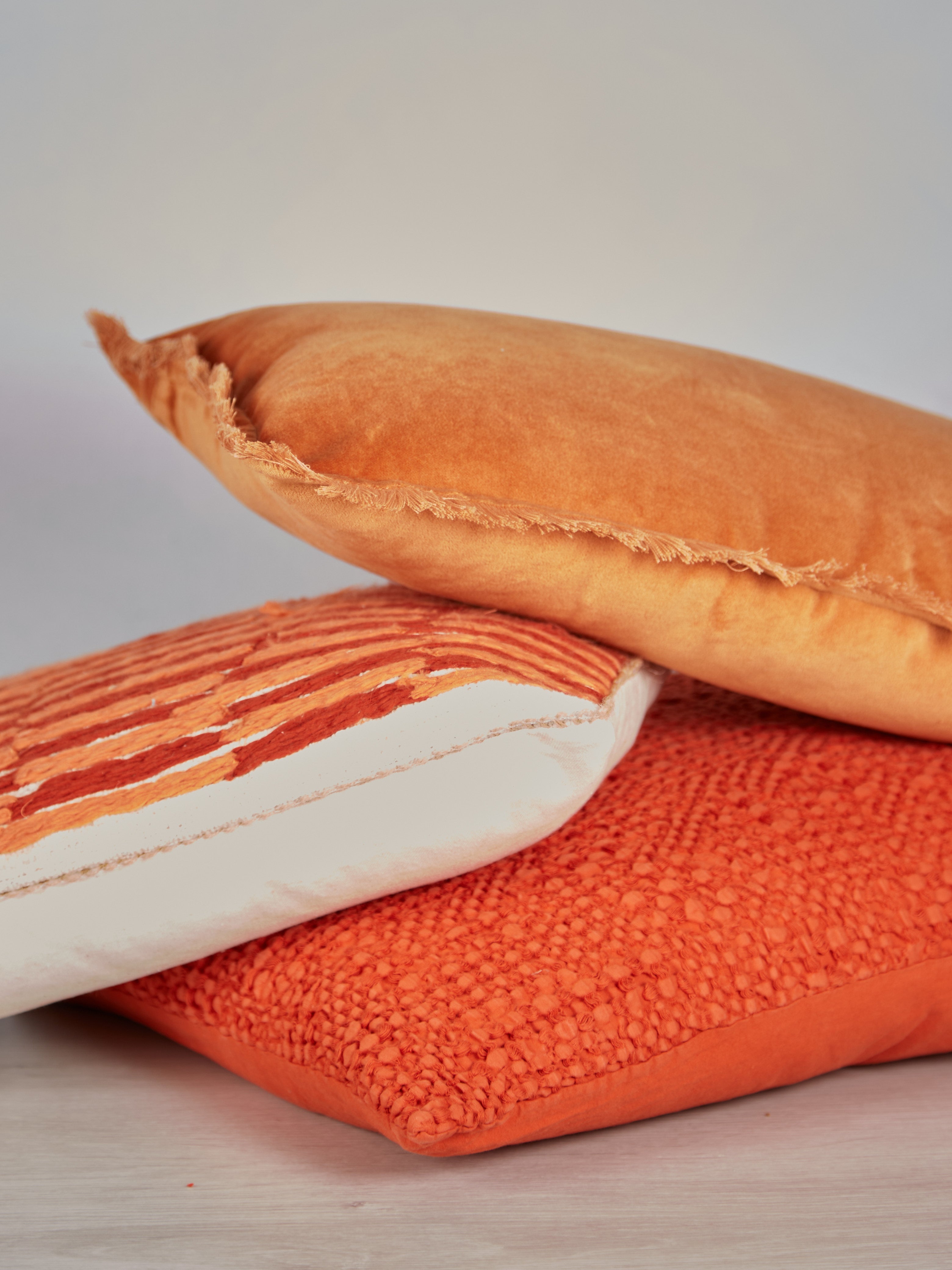 Tana Stonewashed Bed Cushion Rooibos