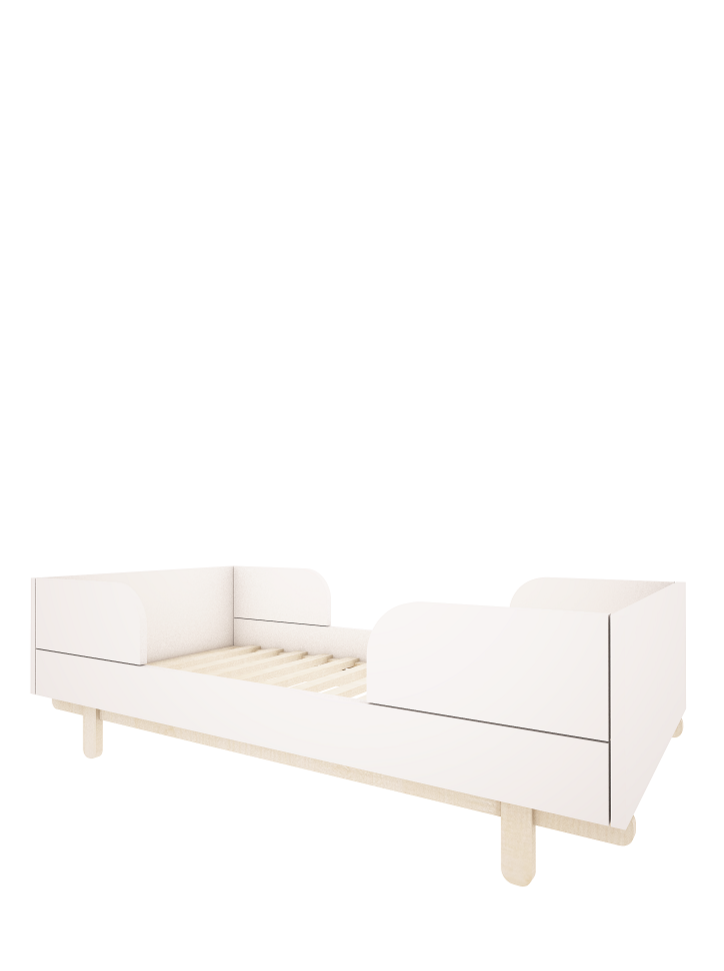 Classic Scandi Cot Bed 70x140cm - White