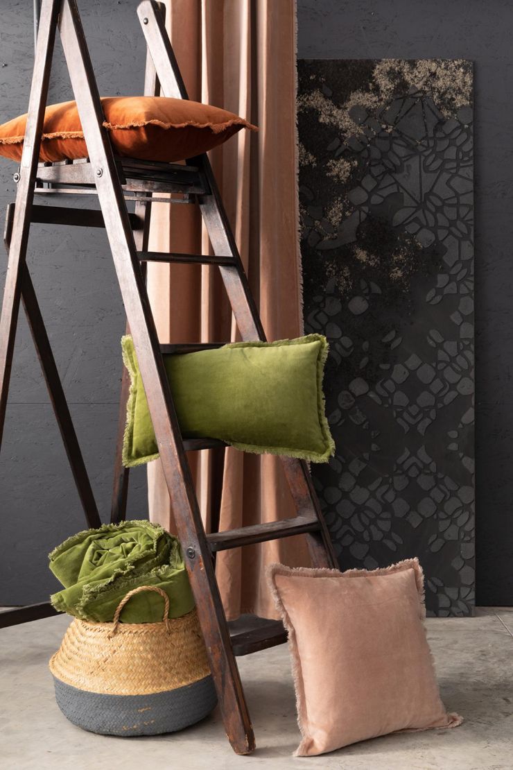 Fara Cushion - Eucalyptus Green - 3 Sizes Available