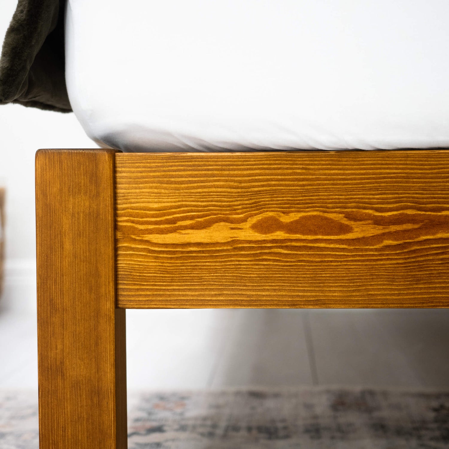 Model 01 – Handmade Wooden Bed - Colour & Size Options Available