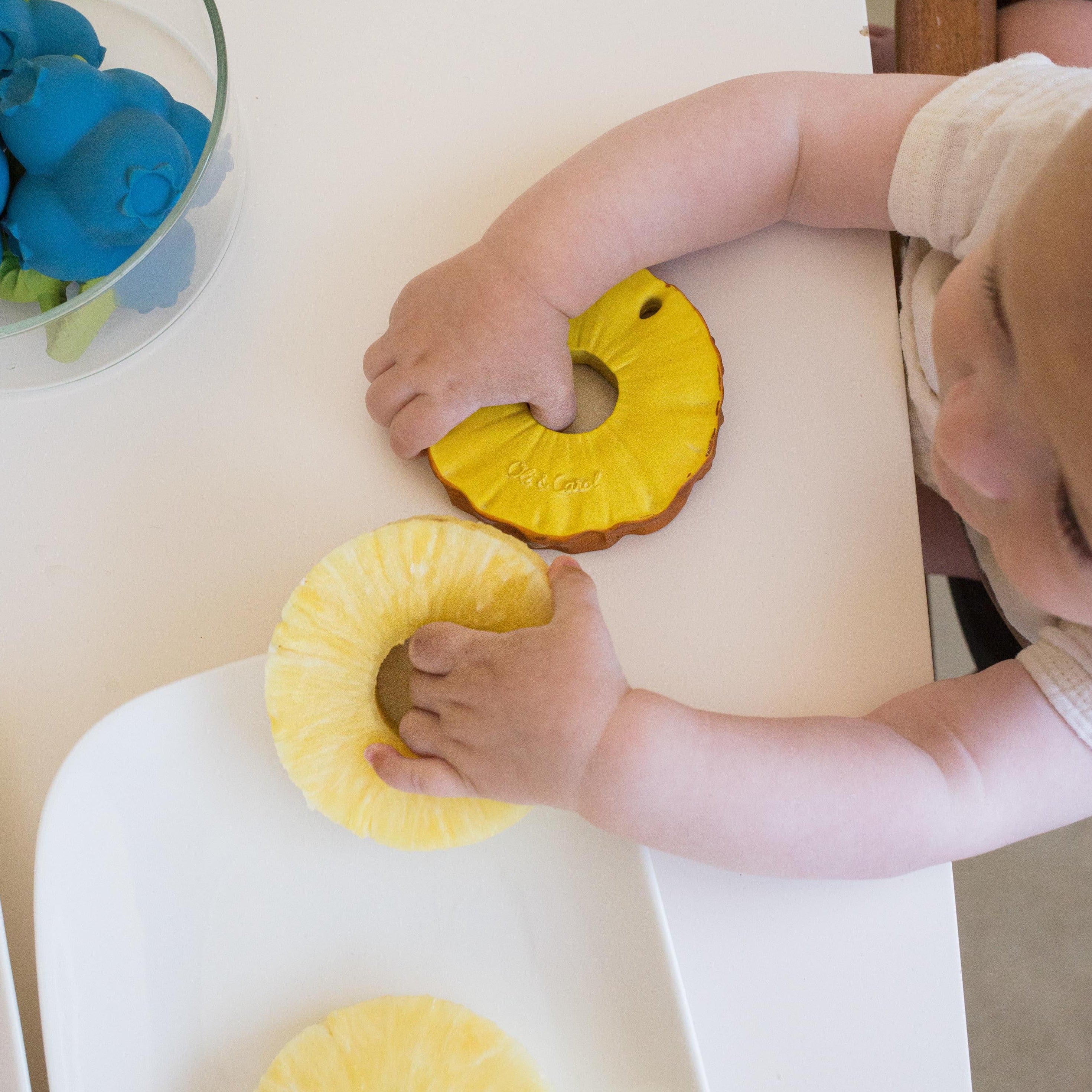 Ananas the Pineapple Natural Rubber Teething Bracelet & Bath Toy