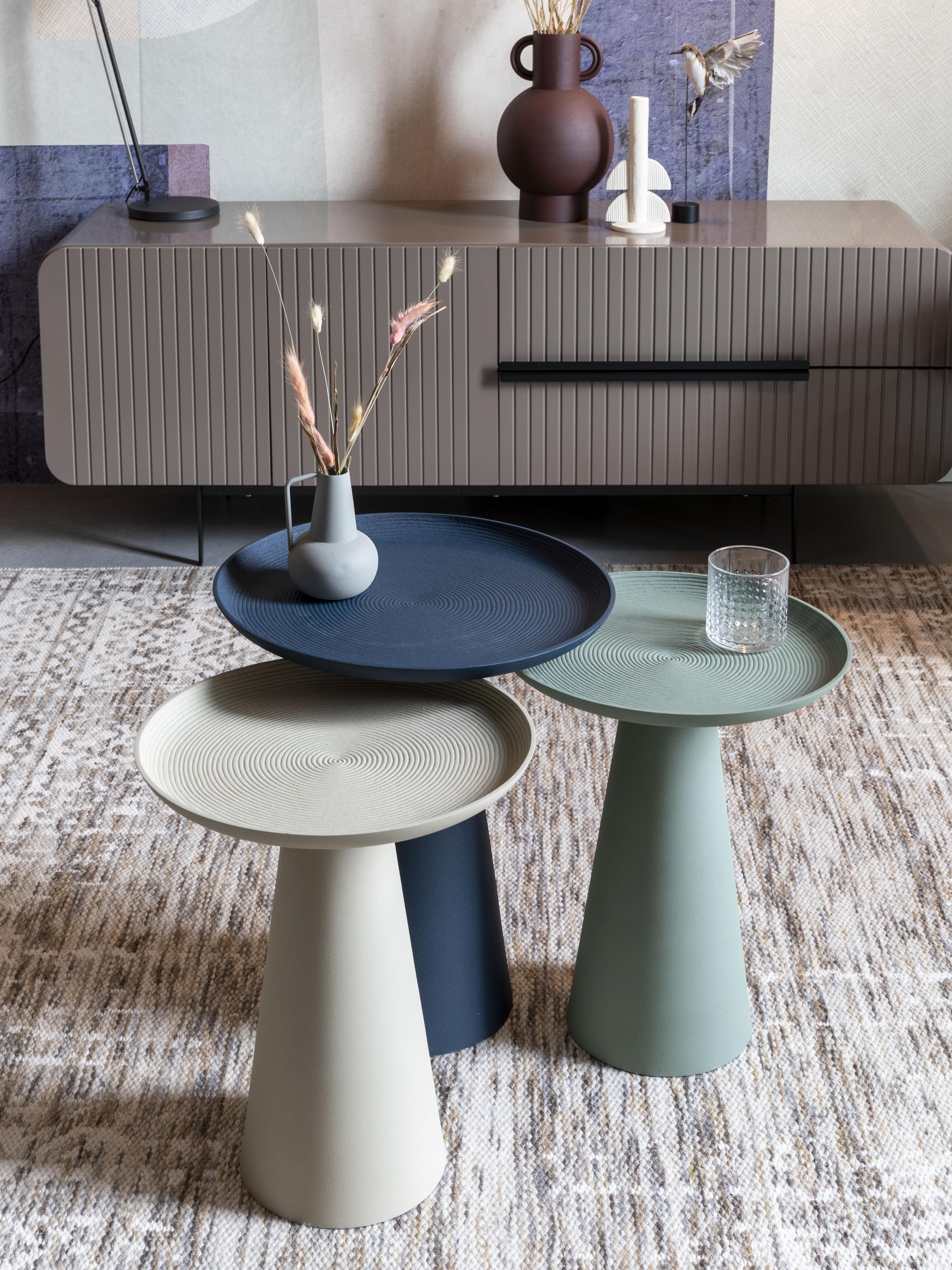 Ringar Round Side Table Green - Medium