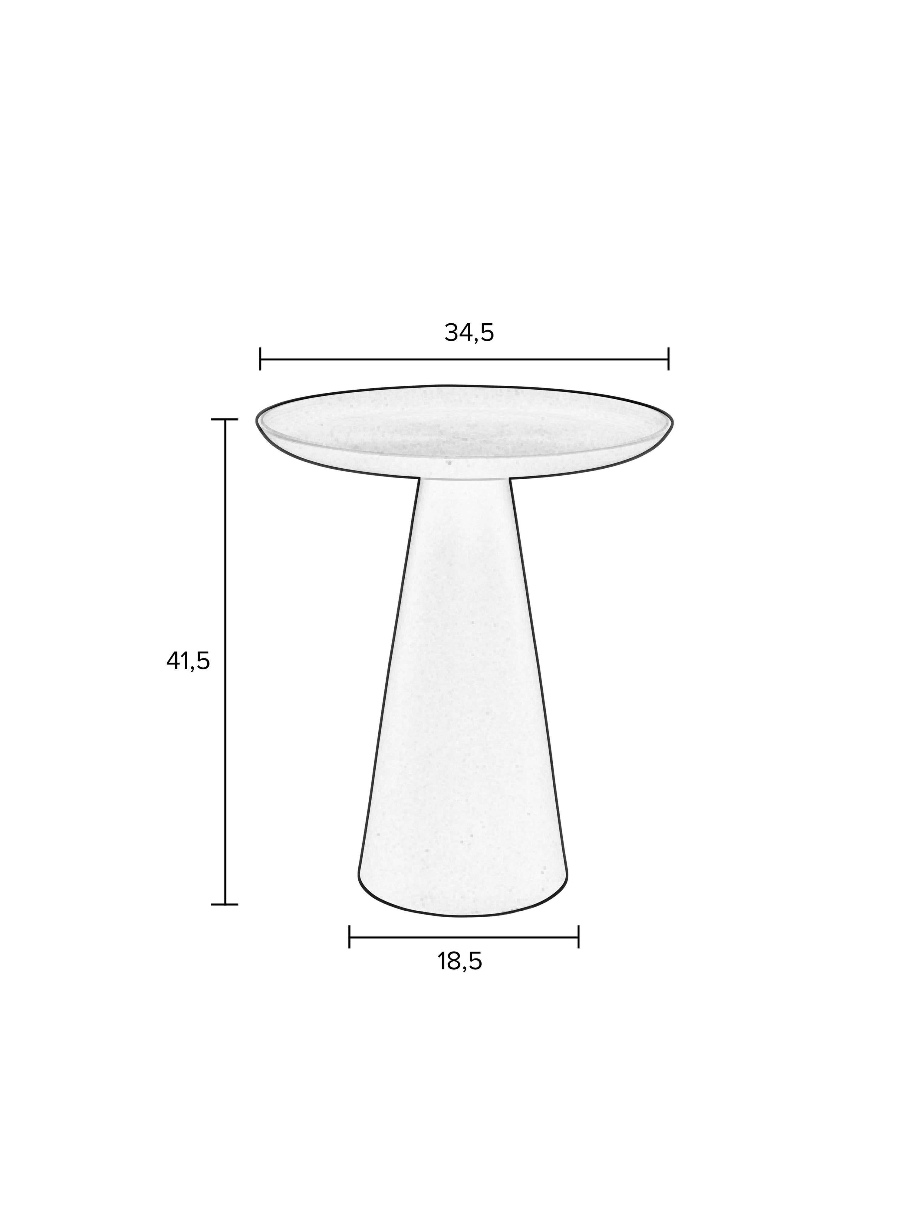 Ringar Round Side Table Green - Medium