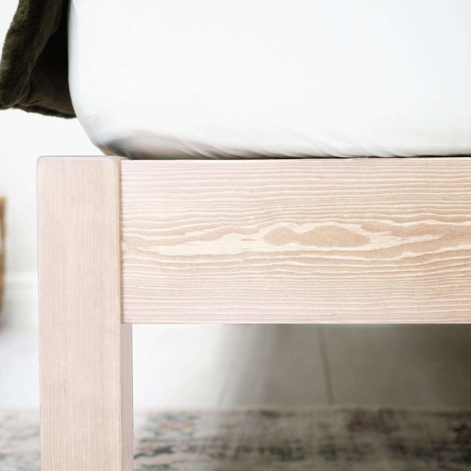 Model 04 – Handmade Low Wooden Bed - Colour & Size Options Available