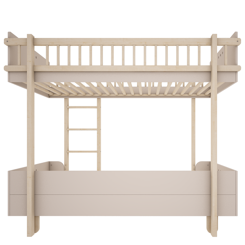 Classic Scandi Bunk Bed - Cashmere