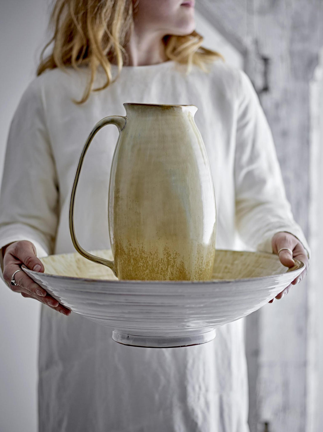 Saskia Jug - Ochre Yellow