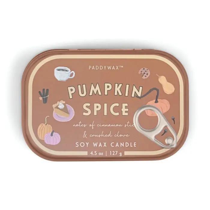 Bistro printed Tin Candle - Pumpkin Spice