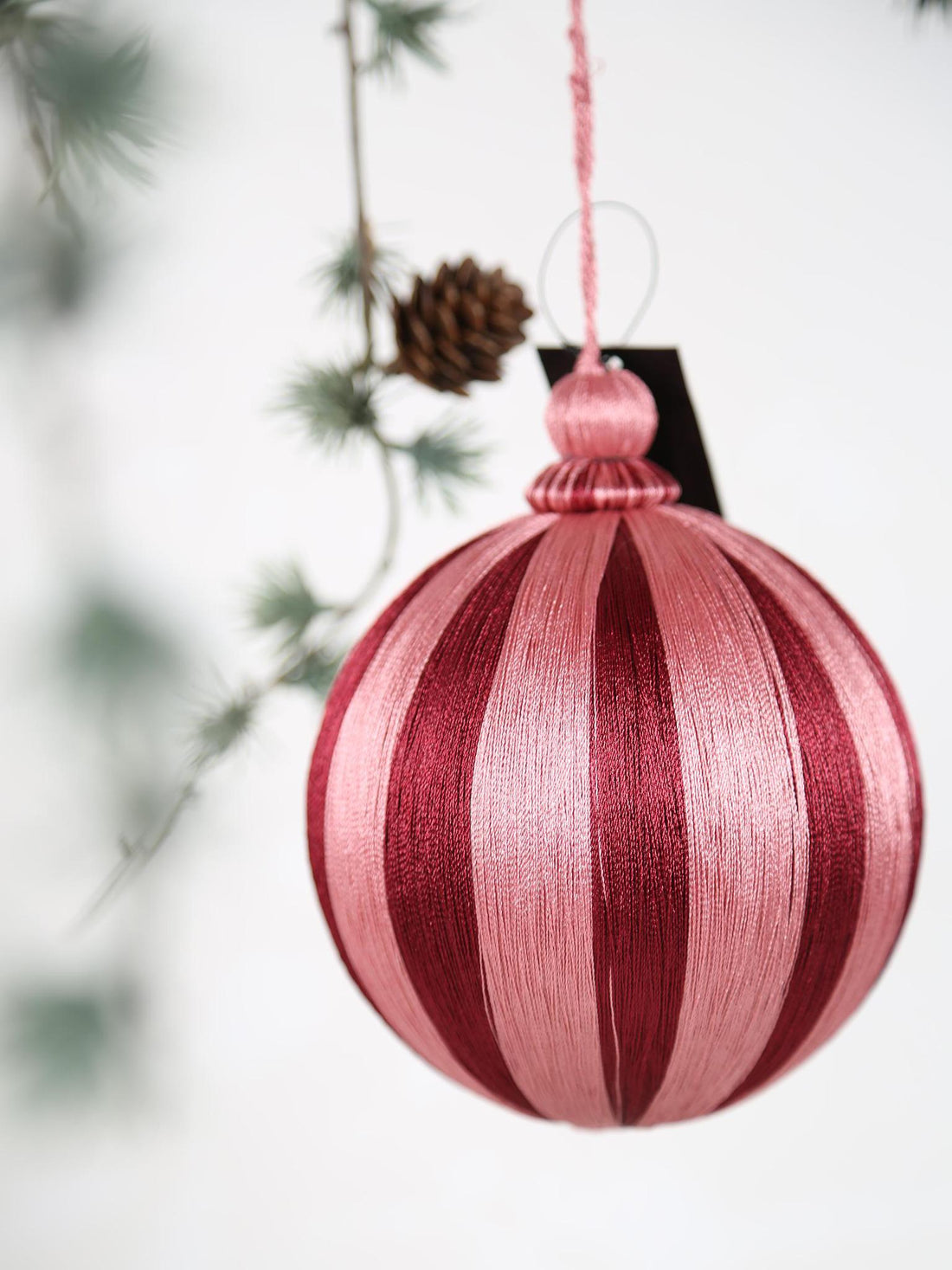 Rosah Pink decorative Woven Bauble - 2 Sizes available