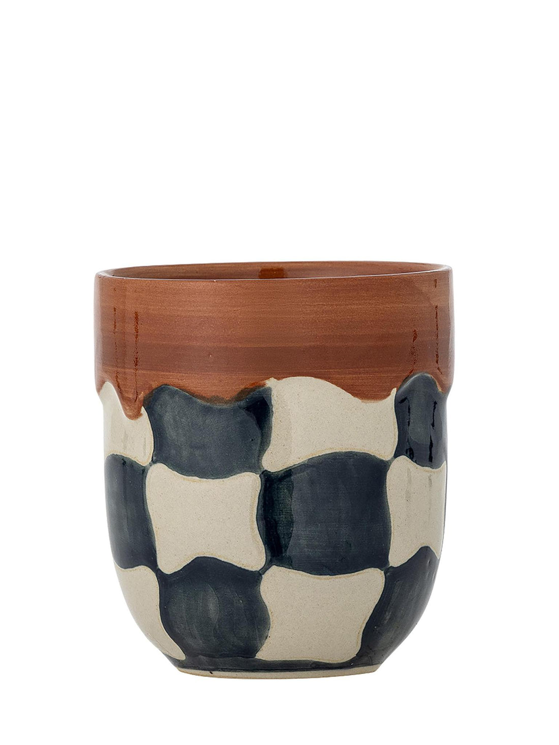 Check Cup - Blue, Cuirve