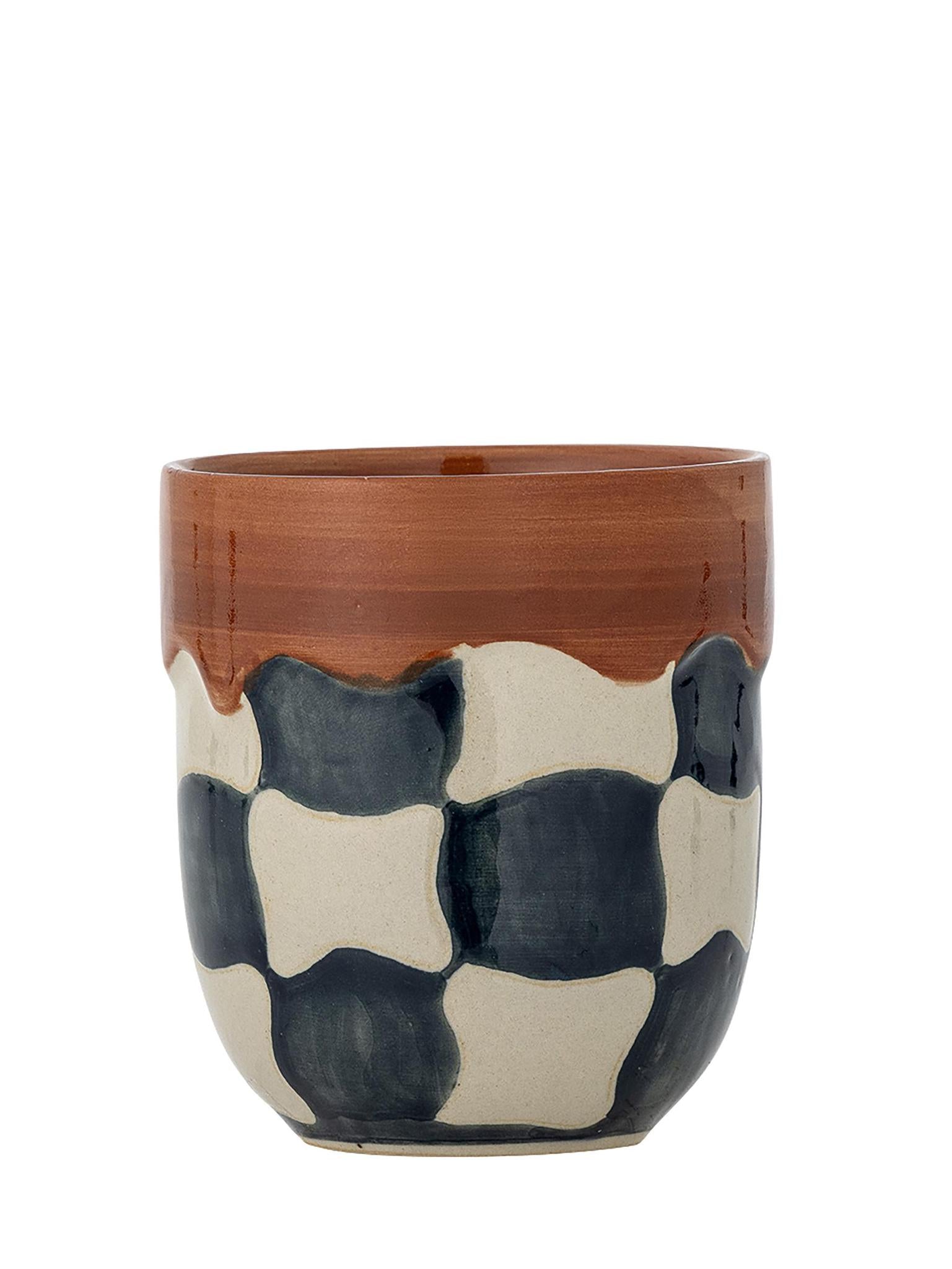 Check Cup - Blue, Cuirve