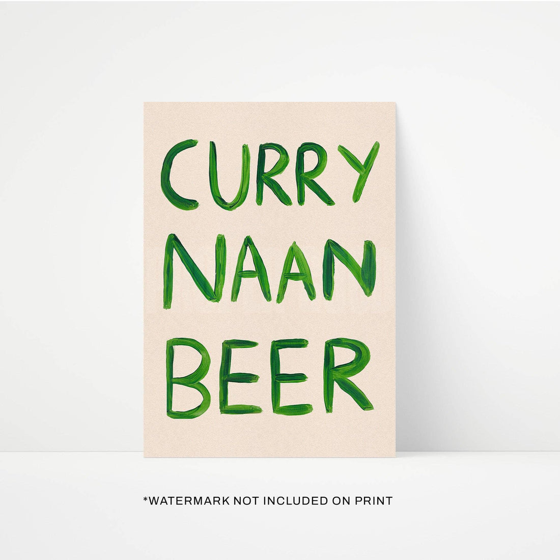 Curry Naan Beer Print - 2 Sizes Available