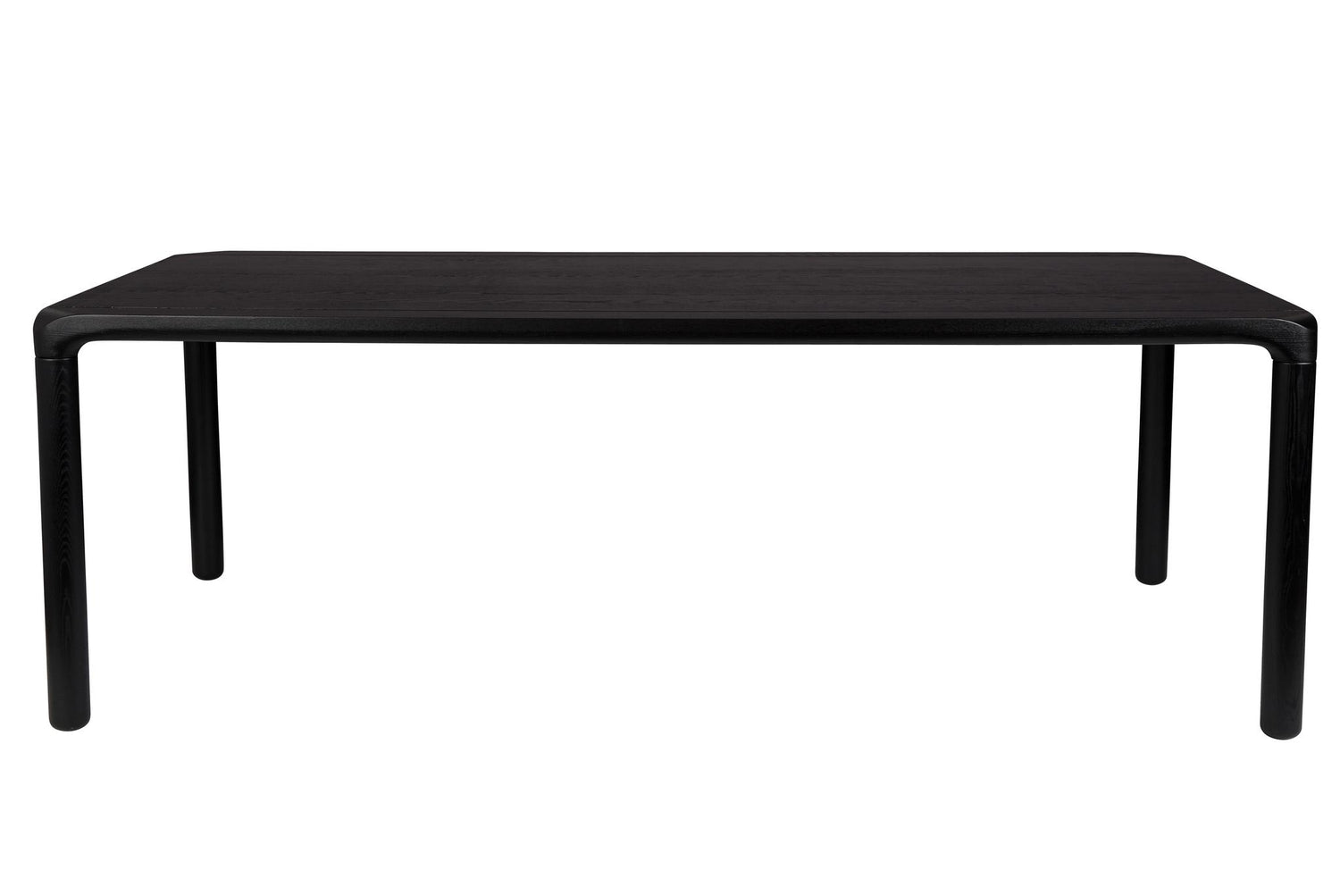 Storm Ash Wooden Dining Table - Black - 3 Sizes Available