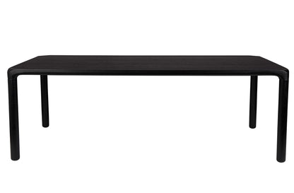 Storm Ash Wooden Dining Table - Black - 3 Sizes Available