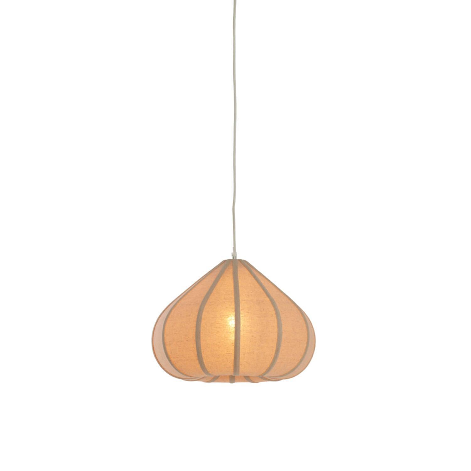 Zubeda Hanging lamp - linen natural