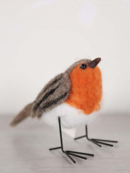 Standing Felt Robin