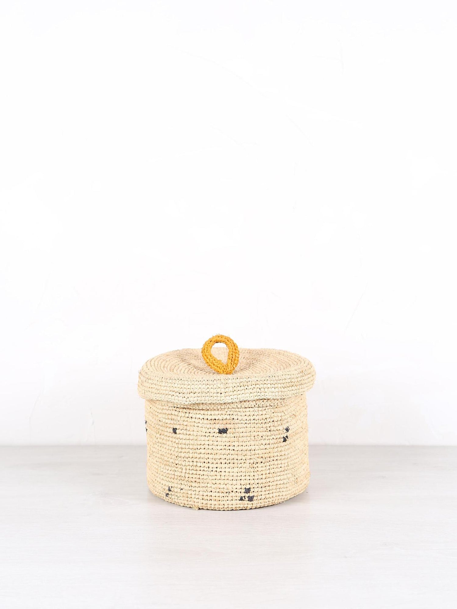 Large Handmade Raffia Basket - 5 patterns available