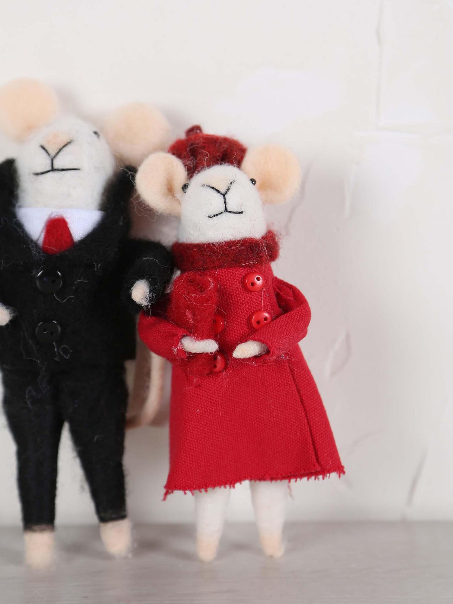 Charles &amp; Camilla Felt Mice- 2 Options Available