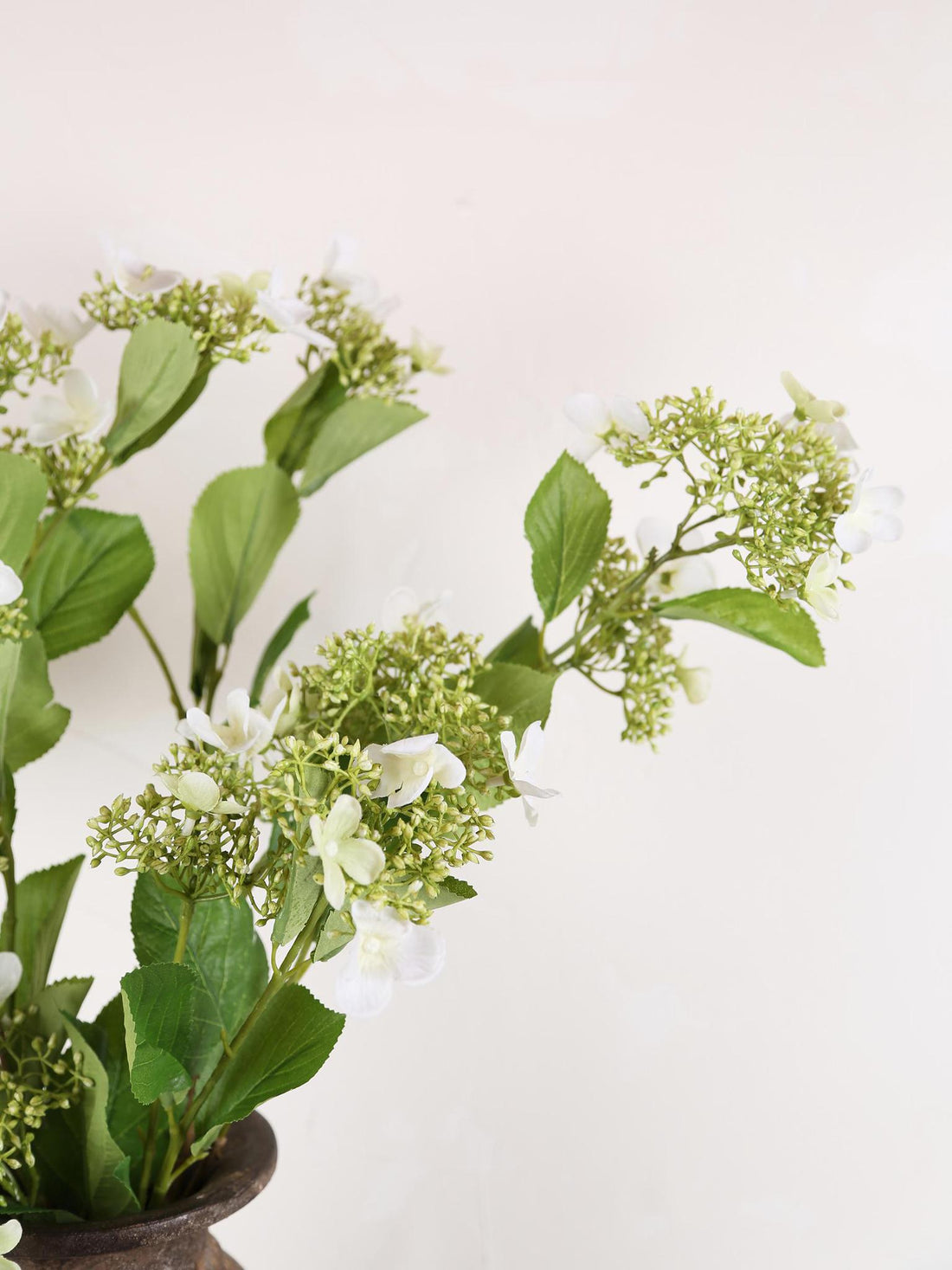 Faux Cream Viburnum Stem