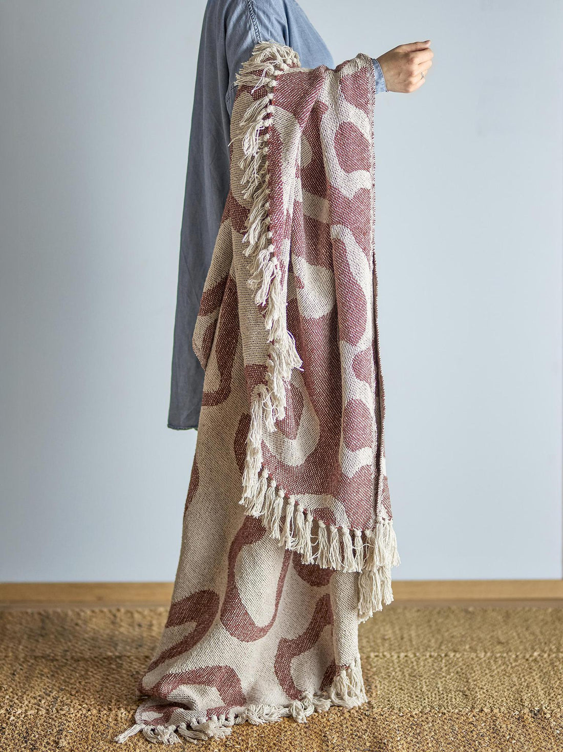 Salobre Throw - Rust Brown - Recycled Cotton