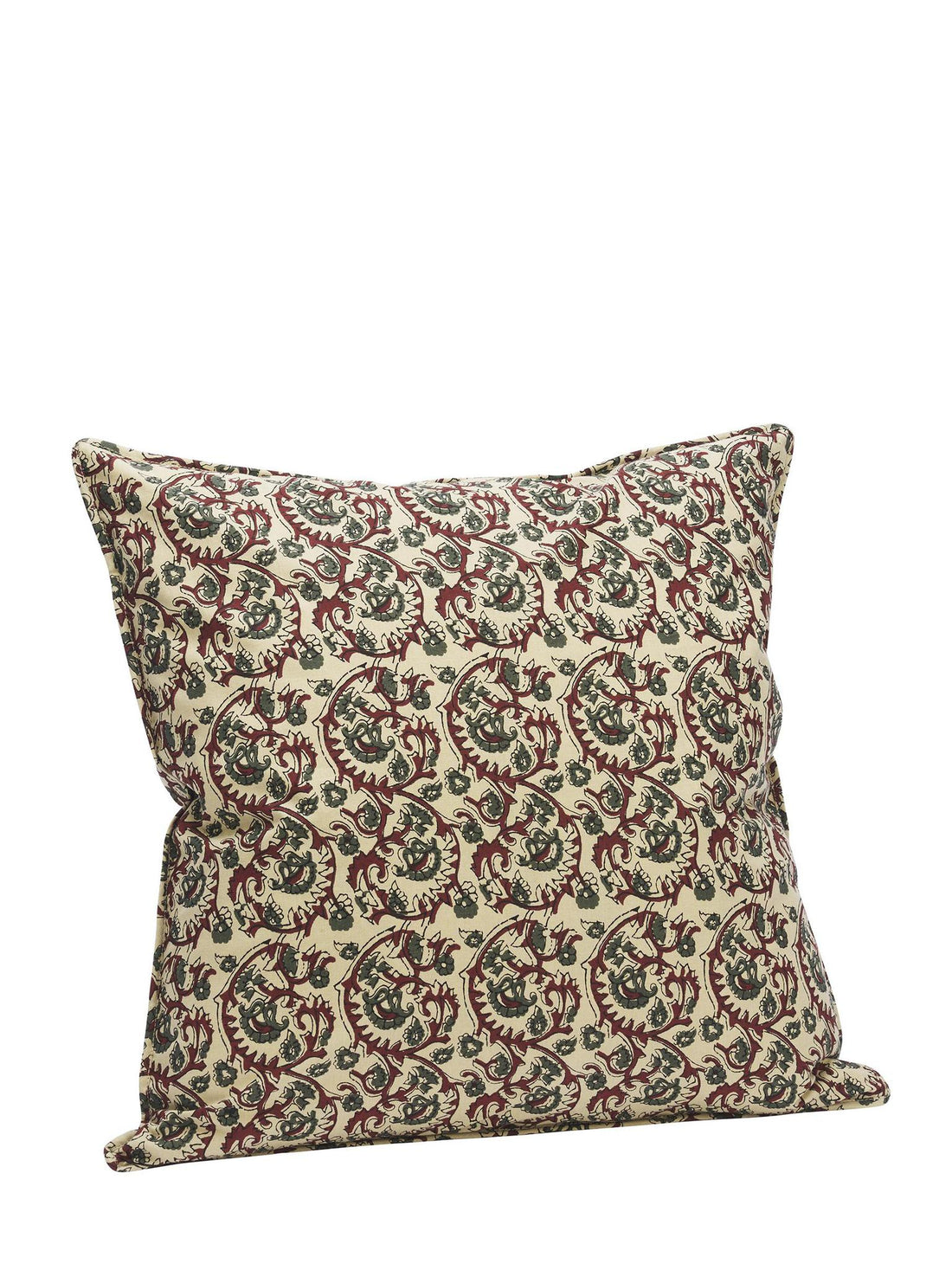 Printed Cushion - Sand, Khaki