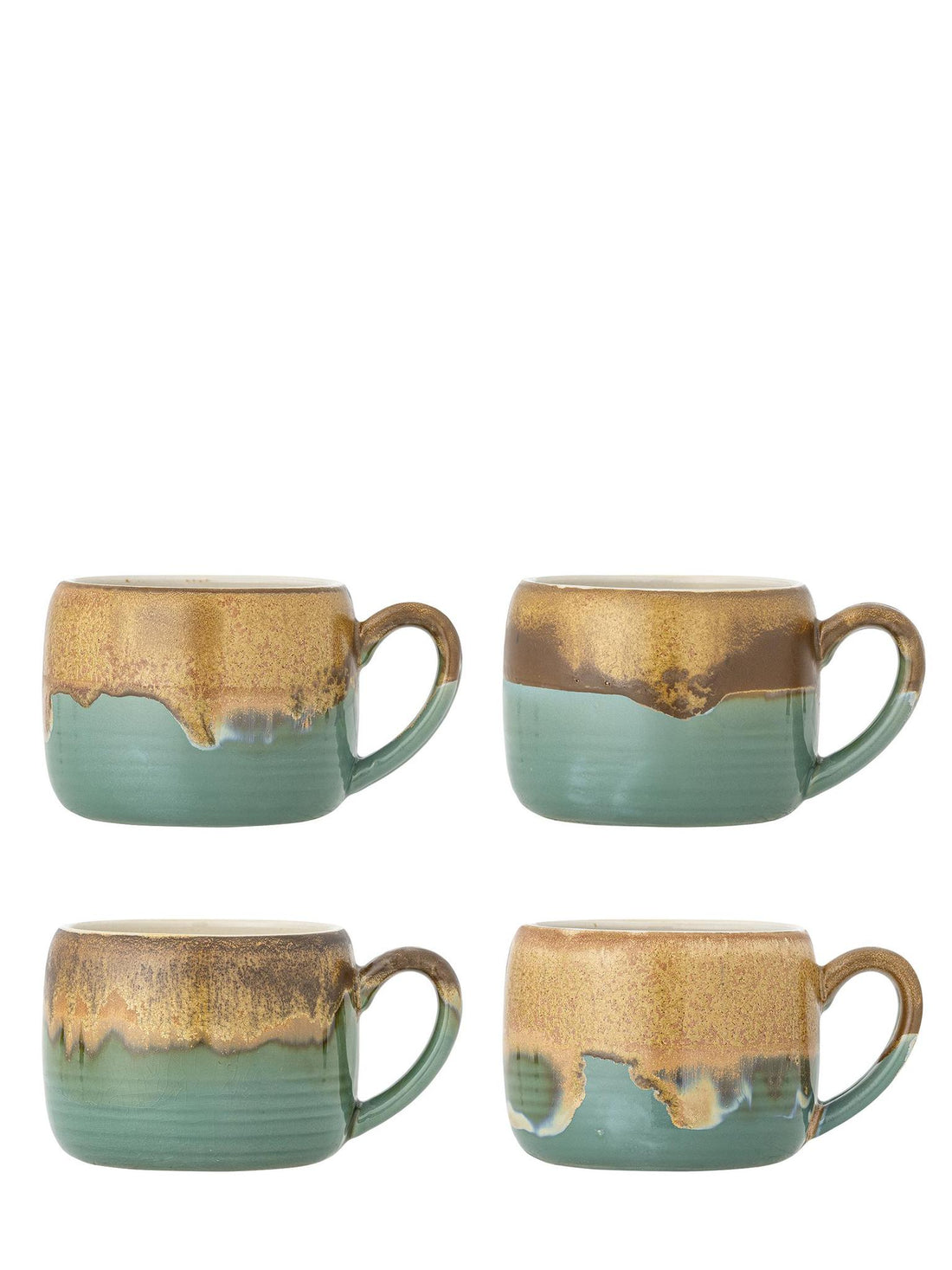Sheen Patterned Mug - Green, Blue