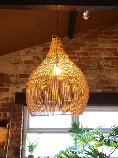 Oversized Hive Rattan Shade