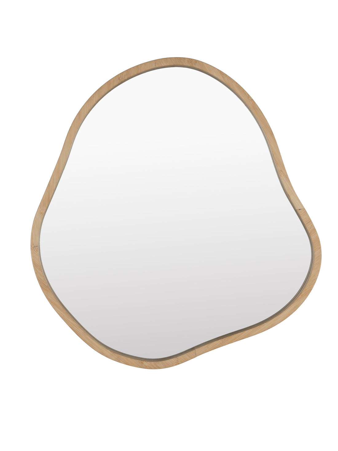 Zem Abstract Wooden Mirror