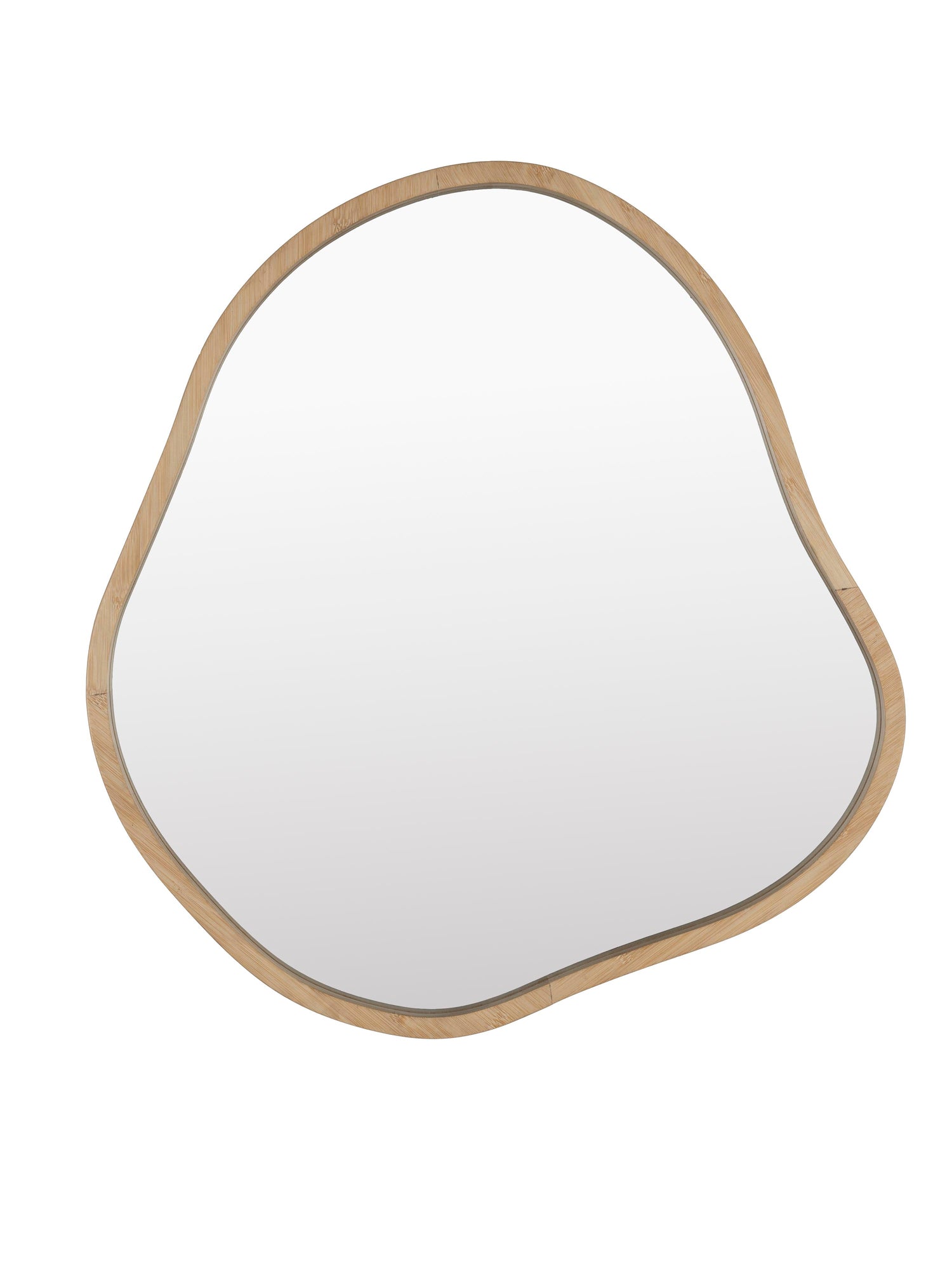 Zem Abstract Wooden Mirror