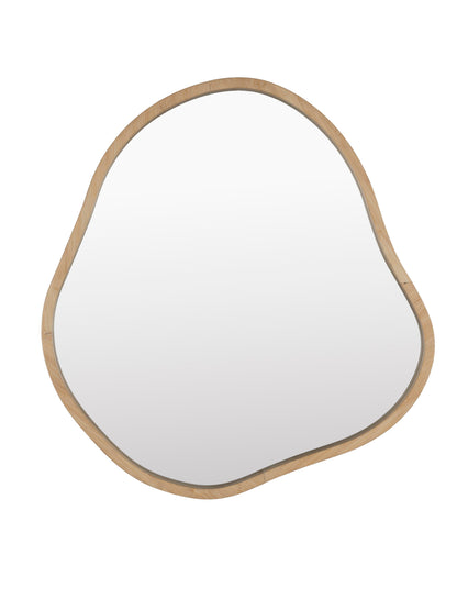 Zem Abstract Wooden Mirror