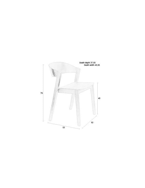 Allara Beech Dining Chair - 2 Colours Available